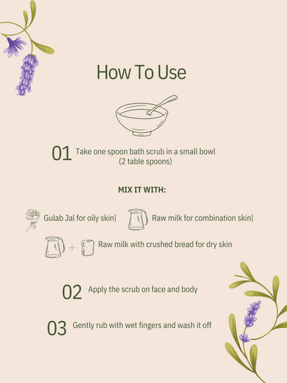 Lavender Bath Scrub